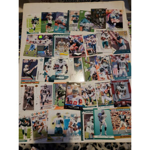 360+ Large Lot NFL Trading Cards Vintage Modern Inserts Rcs Miami Dolphins